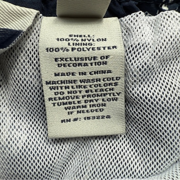 RAINFOREST Men's 6” Tropical Seahorse Print Swim Shorts Navy & White XL Summer - Picture 5 of 7